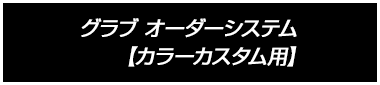 グラブ オーダーシステム【カラーカスタム用】